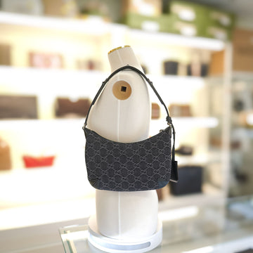 GUCCI Damen Slim Schultertasche Denim Schwarz 774719 FACZ1 4952 138371675