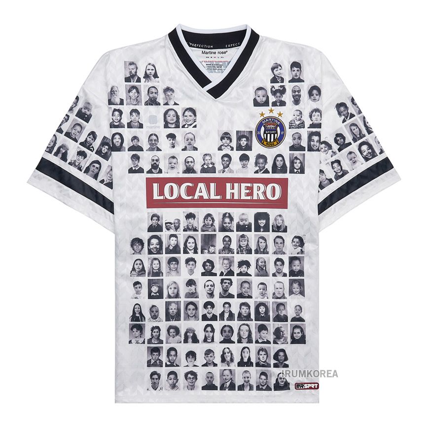 Martine Rose 22ss フットボールT Martine Rose Men's Printed Football T-Shirt 138381566 – trenbe