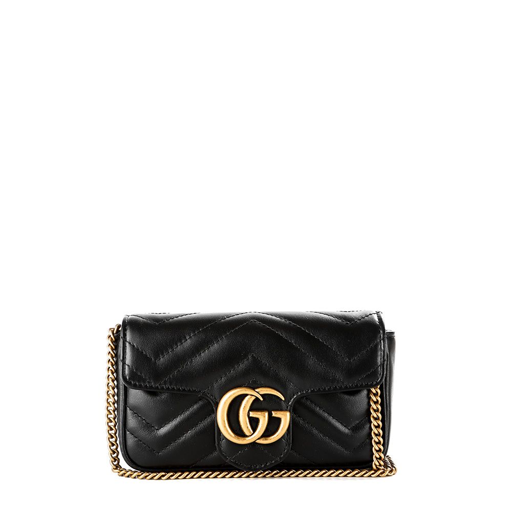 Leather 476433 Dtdct Gucci GG Matelassé Mini Crossbody Bag 25SS