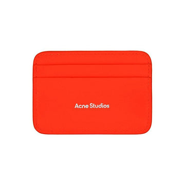 ACNE STUDIOS CG0262 NEON RED カードホルダー 138409112