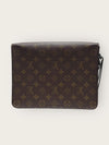 LOUIS VUITTON モノグラム Sロック A4 ポーチ クラッチバッグ 138430153 [P]