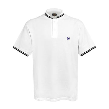 Needles A-Off White Men's Short Sleeve Polo Shirt QV354 138405025 [P]