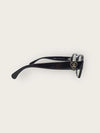 CHANEL Black Square Heart Logo Glasses Frame 138430496 [P]