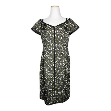 Marc Jacobs Green Flower Silk Dress 44 55 138529503