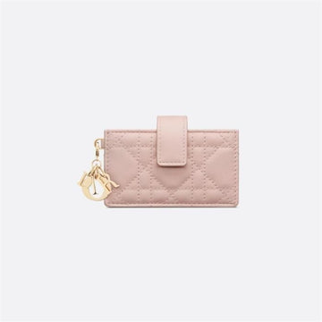 Dior Lady Jasmine Card Holder Powder Pink 138530813 [P]