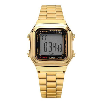 Casio Digital Square Vintage Retro Unisex Metal Watch A178WGA-1A 145433355