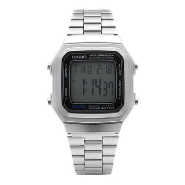 Casio Digital Square Vintage Retro Unisex Metal Watch A178WA-1ADF 145432170