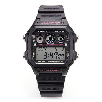 CASIO デジタルスクエアスポーツミリタリー男性ウレタンウォッチ AE-1300WH-1A2VDF (AE-1300WH-1A2) 145432176