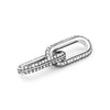 PANDORA Pavé Double-Link Charm in Silber 144702356 [P]