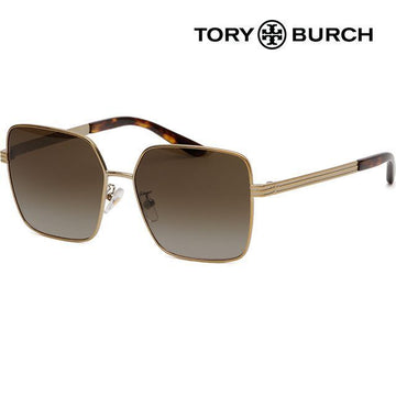 TORY BURCH サングラス TY6087 327913 ゴールド スクエア 60873650