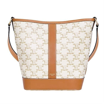 Celine Small Bucket - Trionf Canvas Calfskin 191442CAS 01BC 138574288