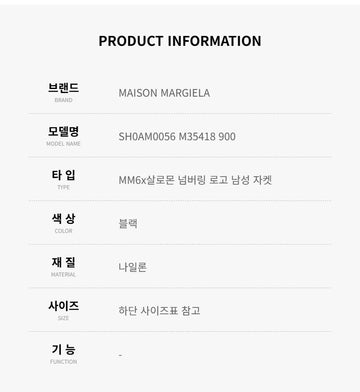 MAISON MARGIELA Männerjacke SH0AM0056 M35418 900 138575490