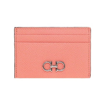 SALVATORE FERRAGAMO Doppel Gancini Kartenetui Koralle 22-0007 0758531 48798985