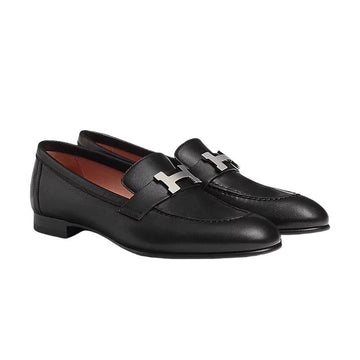 Hermes Women's Loafers Black H201199Z 01360 138614087