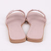 Hermes Light Pink Oran 37.5 Women's Slippers 138619531 [P]