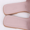 Hermes Light Pink Oran 37.5 Women's Slippers 138619531 [P]