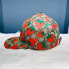 GUCCI GG Supreme Strawberry Baseball Cap (S) 517074 138624348 [P]