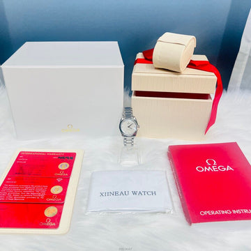 Omega Seamaster Aqua Terra Diamond Mother of Pearl Dial Steel Women's Watch 2201028 (28mm) 138624600