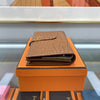 Hermes Beaune Croco Wallet Matte Croco Gold 138631726 [P]