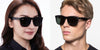 RAY BAN Polarisierte Sonnenbrille RB4260D 601 9A große Größe Hornrahmen Asiatische Passform 63599988 [P]