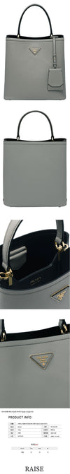 PRADA Logo Saffiano Dublé Tote Bag 1BA212 2ERX F01T3 46156450 [P]