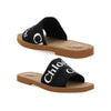 CHLOE Woody Logo Sandalen Schwarz 23SS 001 44821532 [P]