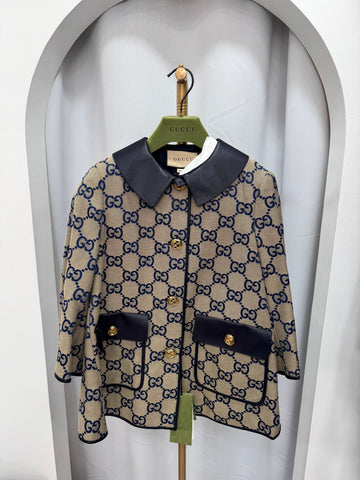 GUCCI Neuware GG Exklusive Canvas-Jacke Größe 38 138669371