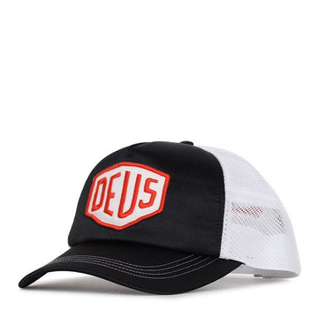 Deus Ex Machina Black Shield Lux Trucker Baseball Cap DMP257172 BLACK 138707482