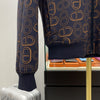 Hermes Chandale Quilted Bomber Jacket 36 Navy 5E4219 138711830 [P]