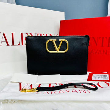 VALENTINO Garaffani V-Logo Pouch Clutchbag XY0P0P09LMG 138720303