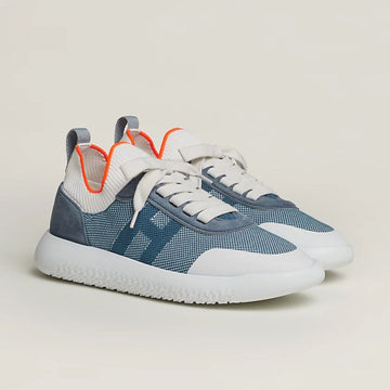 HERMES クルー ブルー CREW スニーカー 36.5 138720317