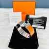 HERMES Hロゴオレンジクリッククロックバングルブレスレット 138722202 [P]