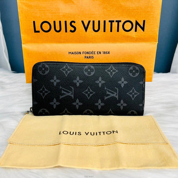 LOUIS VUITTON Eclipse Vertikale Reißverschluss Geldbörse M62295 138722337