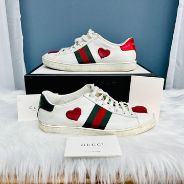 GUCCI エース ハート スニーカー 435638 138724892