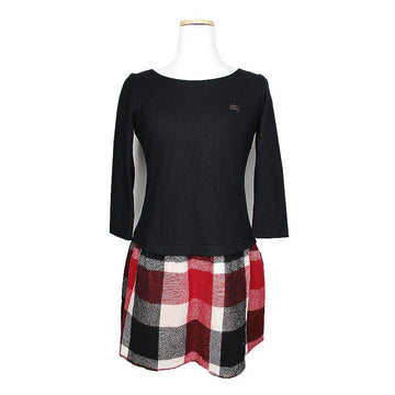 BURBERRY Bluelabel Woll-Karomuster Kleid 44 138830210