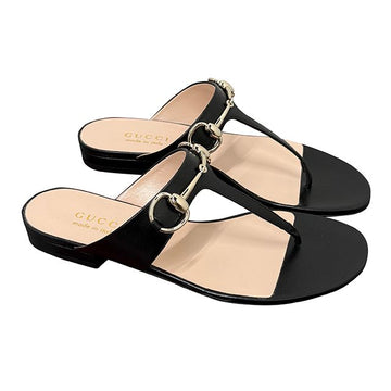 GUCCI Pferdebeißer T-Strap Sandalen 25SS (816590 C9D00 1000) 138053137
