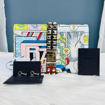 PRADA 2VF015 Druck-Studi-Clutch 138854494