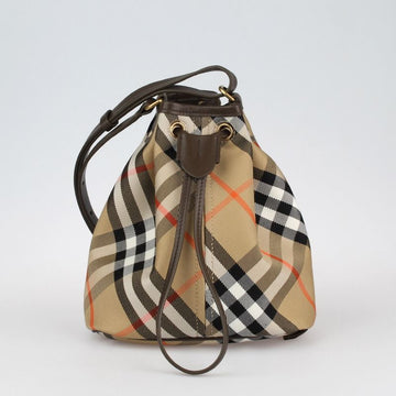 BURBERRY Doppeltes Kordelzug-Eimer Tasche 8093804 120480596