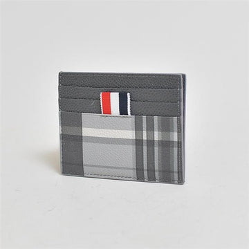 THOM BROWNE Perforiertes Kalbsleder Dreistreifen-Kartenhalter L0041 76777870