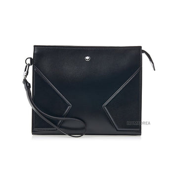 MONTBLANC Black Leather Clutch Bag for Men 138891678