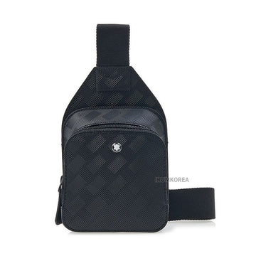 MONTBLANC Texturiertes Crossbody Bag Schwarz SS25 138891695