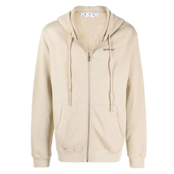 Off White Men's Hooded Zip-Up Cardigan 76787900