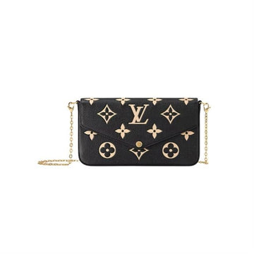 LOUIS VUITTON Felis Pouch Black Beige M82479 138896622 [P]