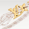 LOUIS VUITTON Bloom Bracelet White M8529Z 138896643 [P]