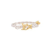 LOUIS VUITTON Bloom Bracelet White M8529Z 138896643 [P]