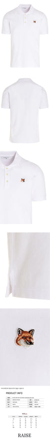 MAISON KITSUNE Fox Head Polo Shirt FU00203KJ7007 P100 49391344 [P]