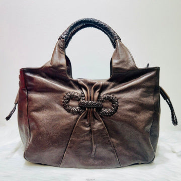 SALVATORE FERRAGAMO フェラガモ ガンチーニ レザー トートバッグ 138924365