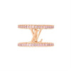 LOUIS VUITTON Iconic Ring Rosa Gold M1334 139009139 [P]