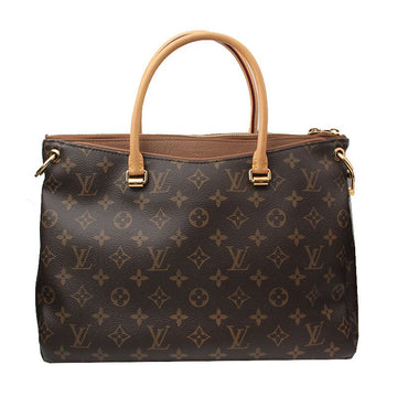 LOUIS VUITTON Monogram Palais Brown mm Tote Schultertasche 12345 139049682