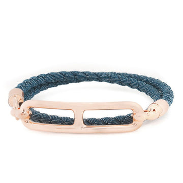 Hermes Lollis Double Tour Women's Bracelet Denim 139095567